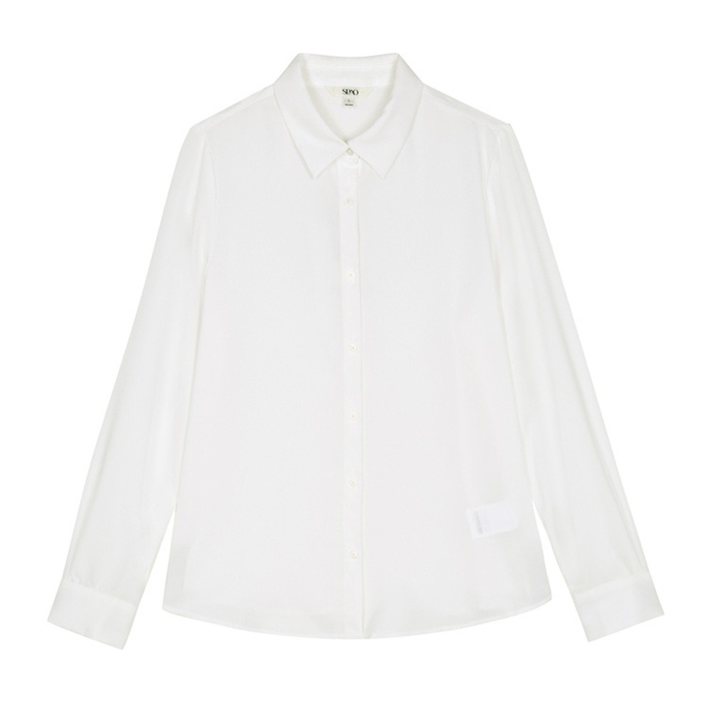 SPAO Women's White Button Down Shirt